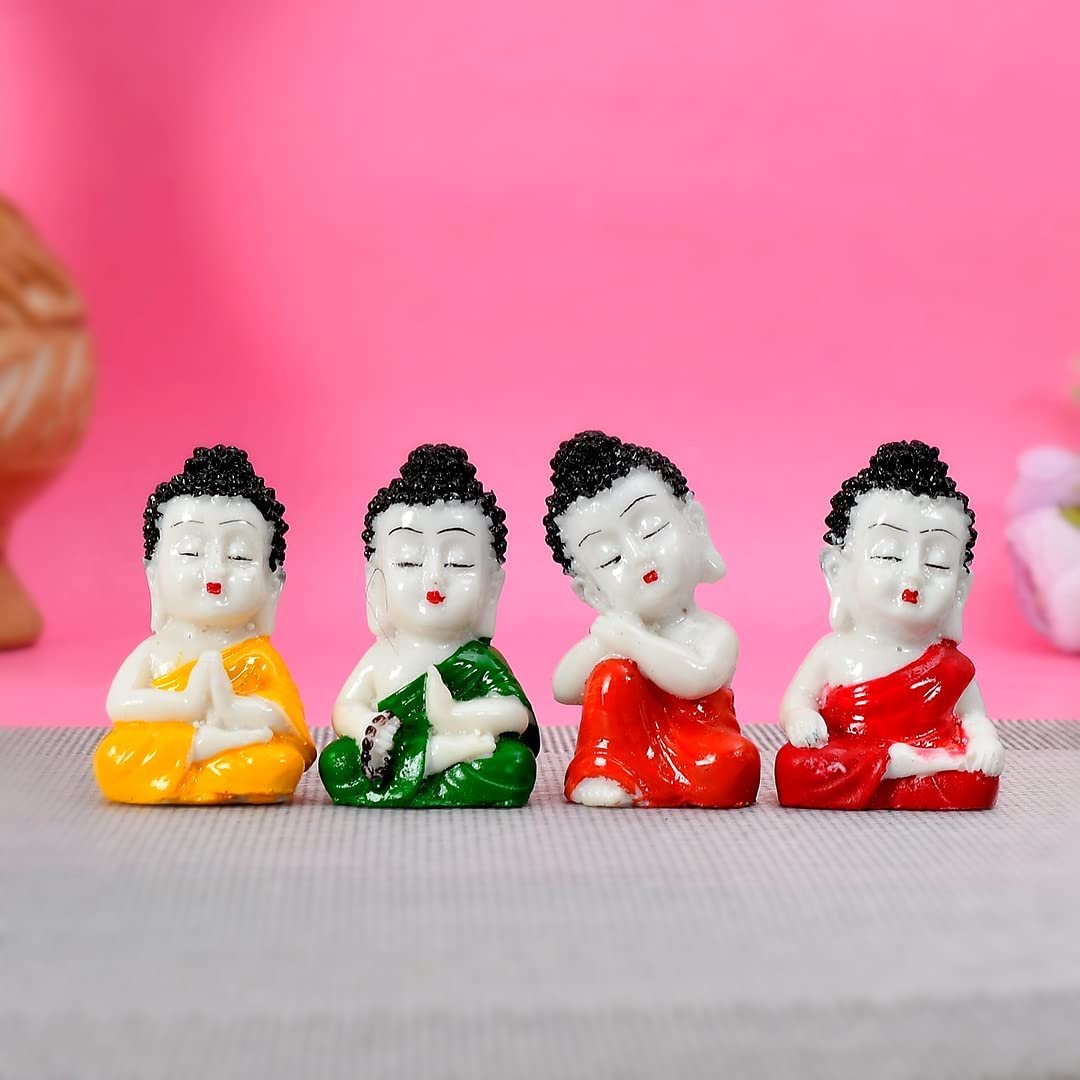 Anand Crafts Polyresin Little Baby Monk Idol Statue