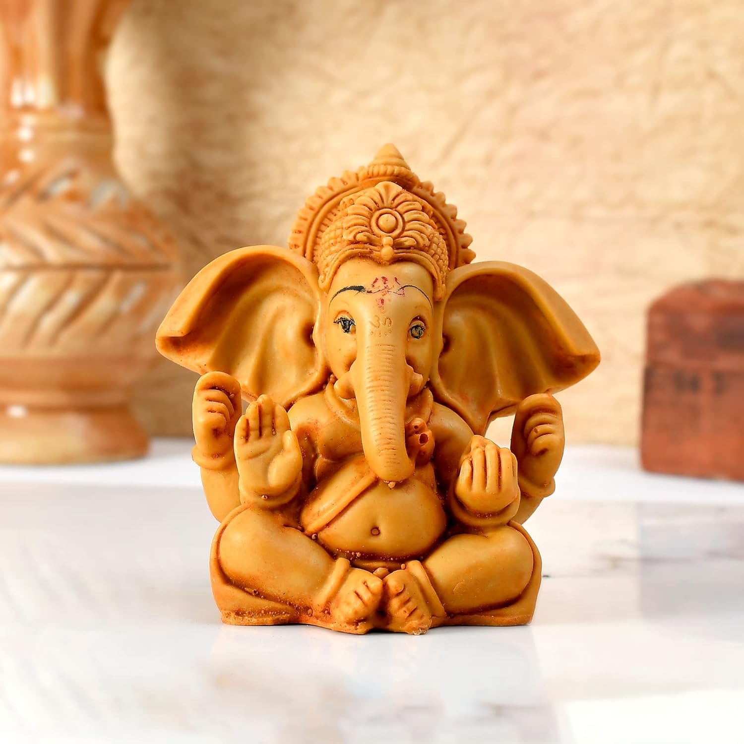 Anand Crafts Ganesh Idol Murti Statue for Car Dashboard